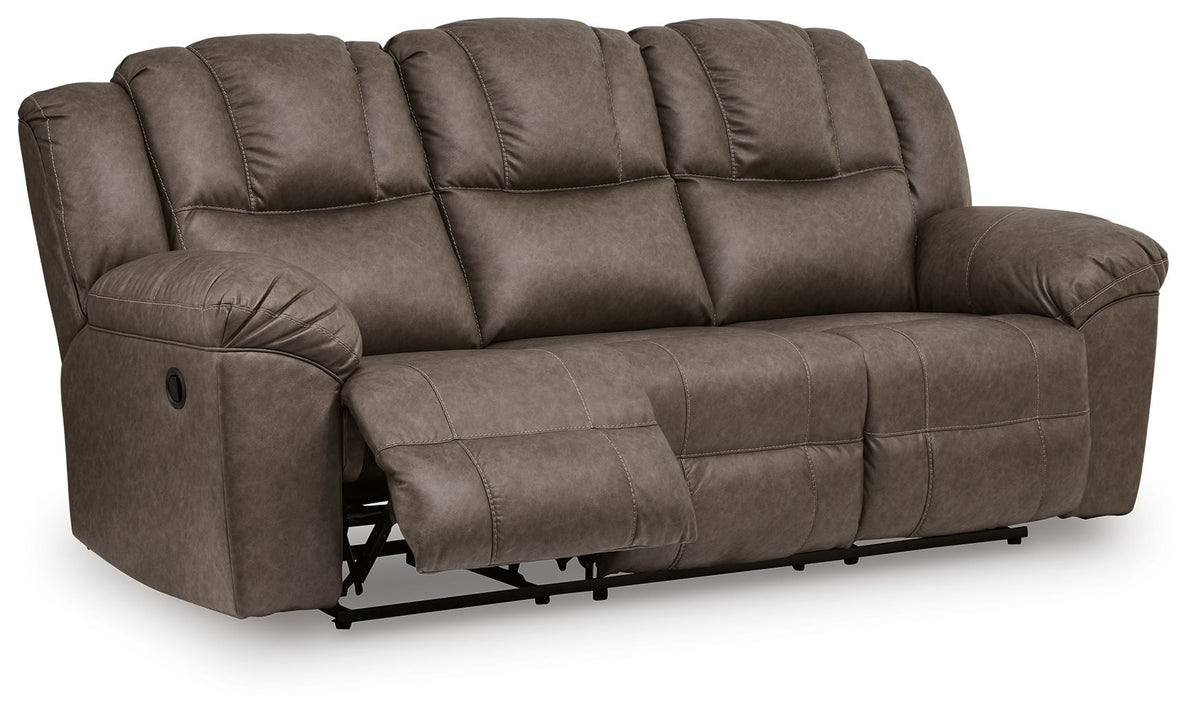 Lowilla - 2 Pc. - Reclining Sofa And Loveseat - Driftwood - Exclusive Furniture