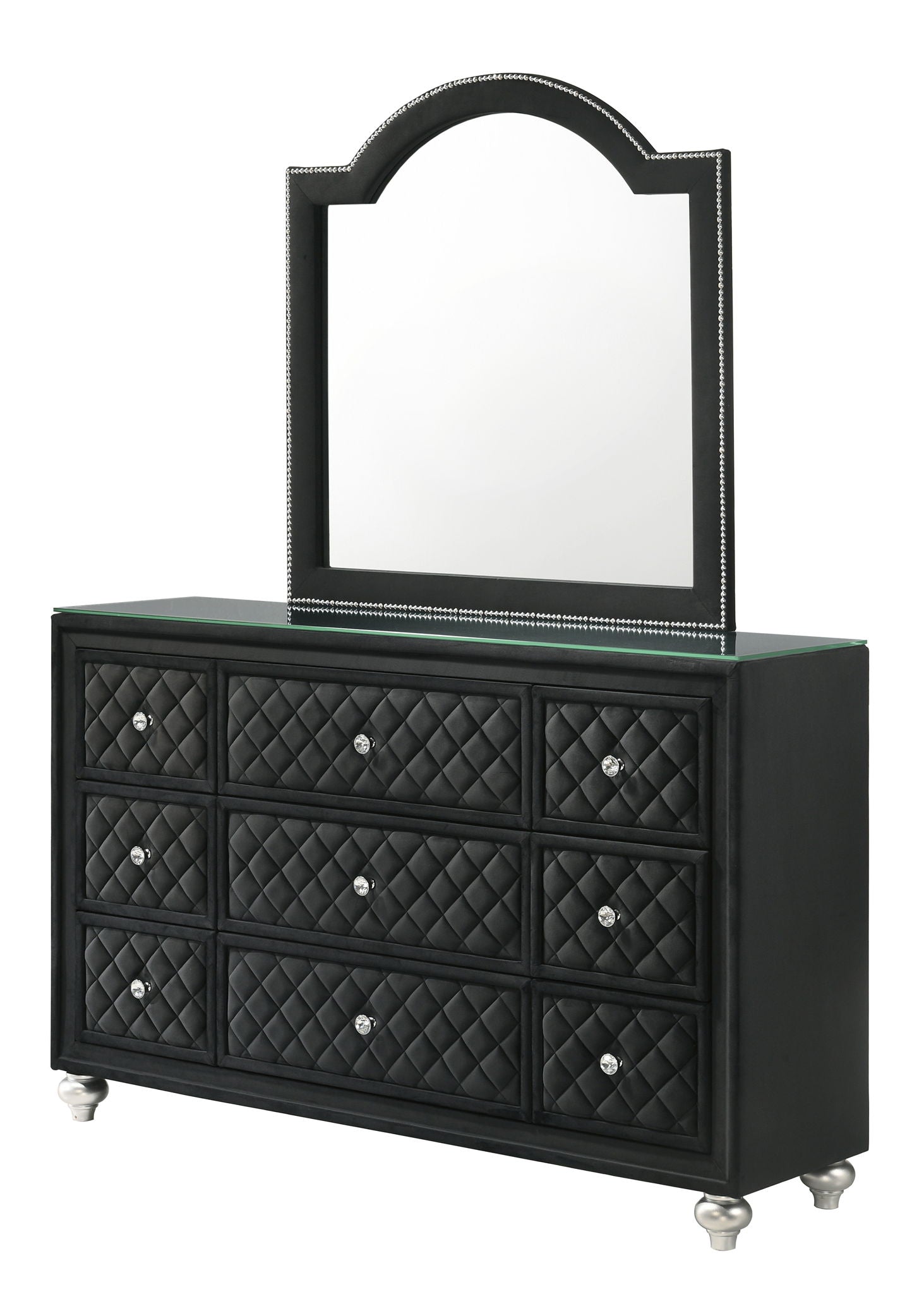 Cameo - Queen 4 Piece Bedroom Set - Black