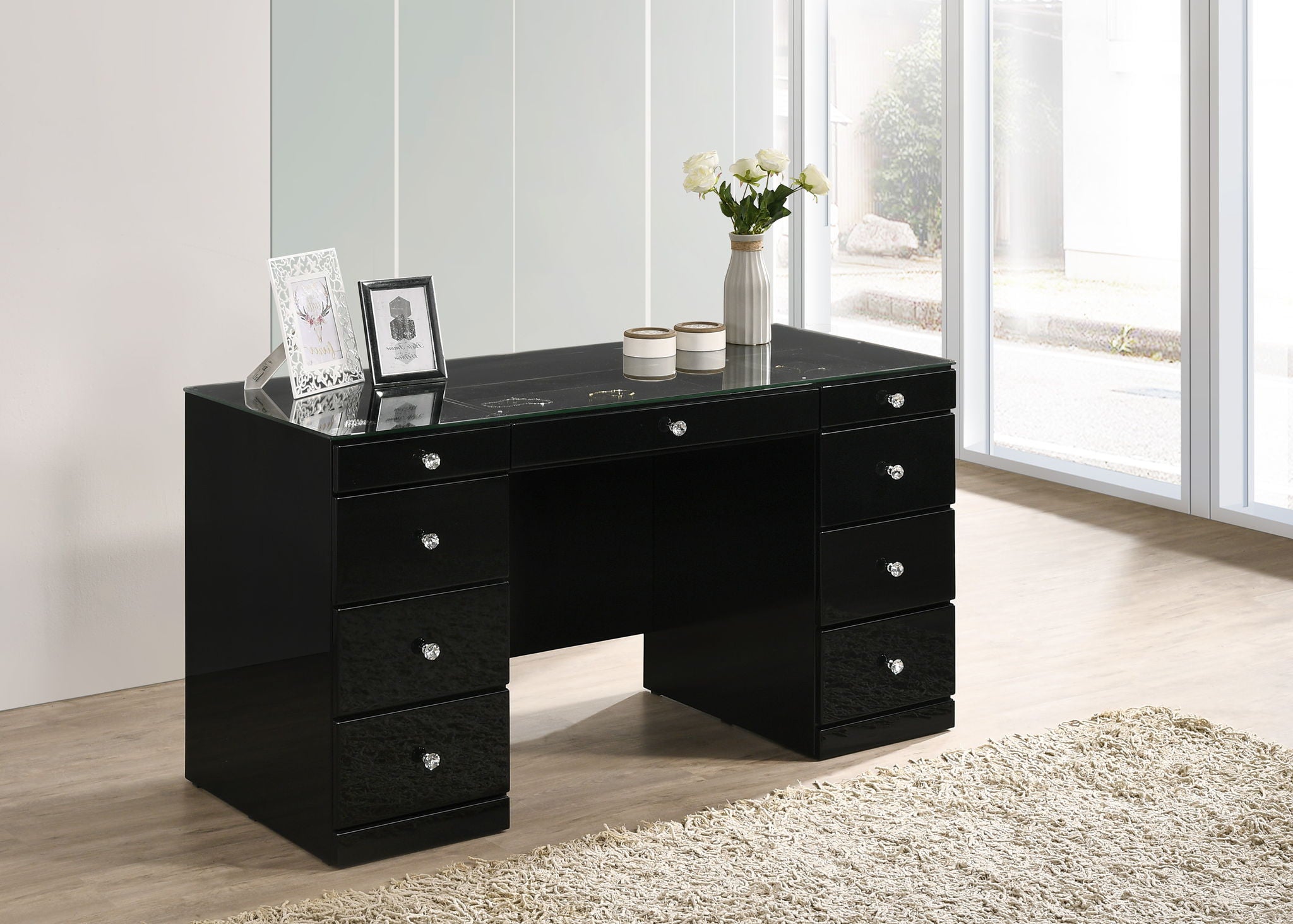 Avery - Vanity Set - Black