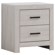 Brantford 2-drawer Nightstand Coastal White
