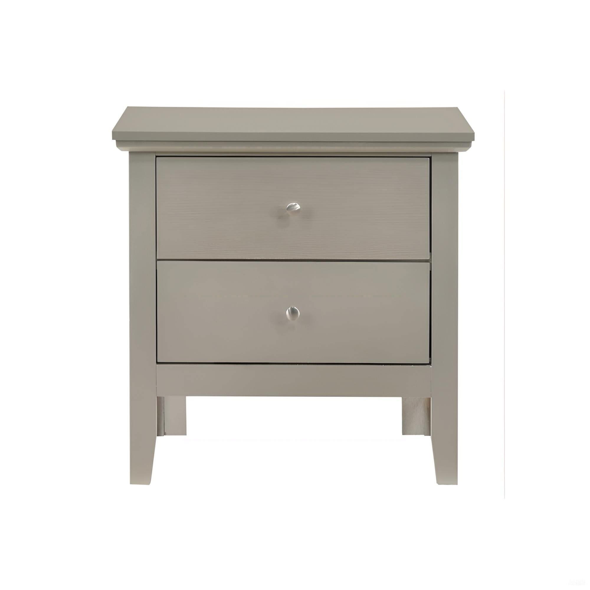 English Dovetailed Drawers Nightstand
