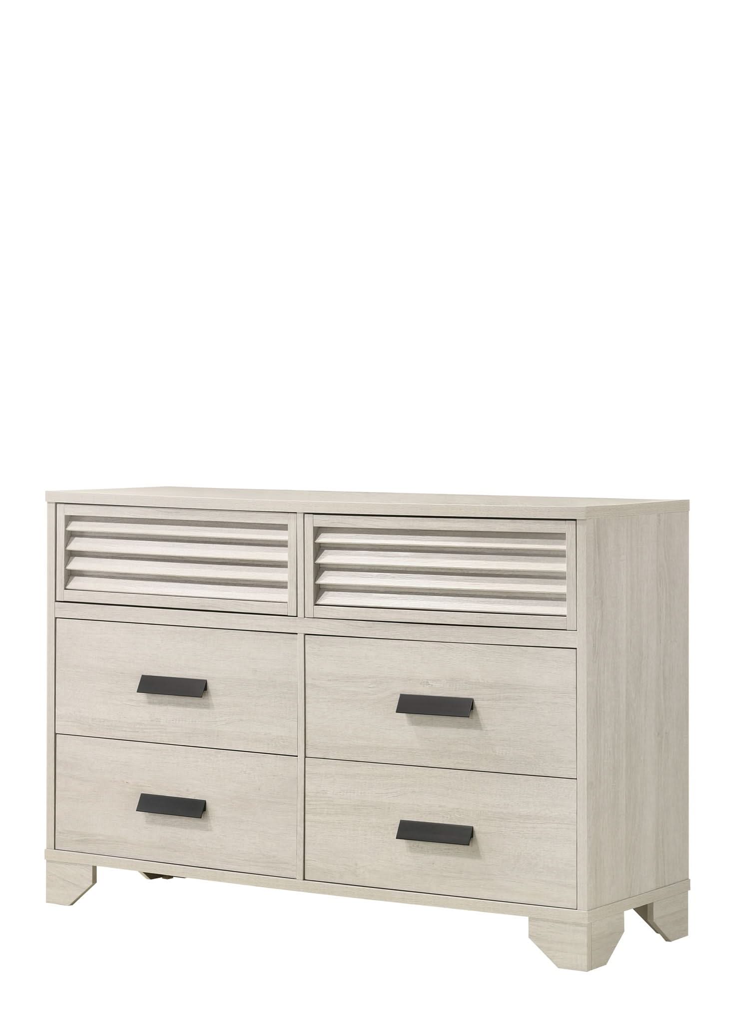 Sarter - Dresser & Mirror - White
