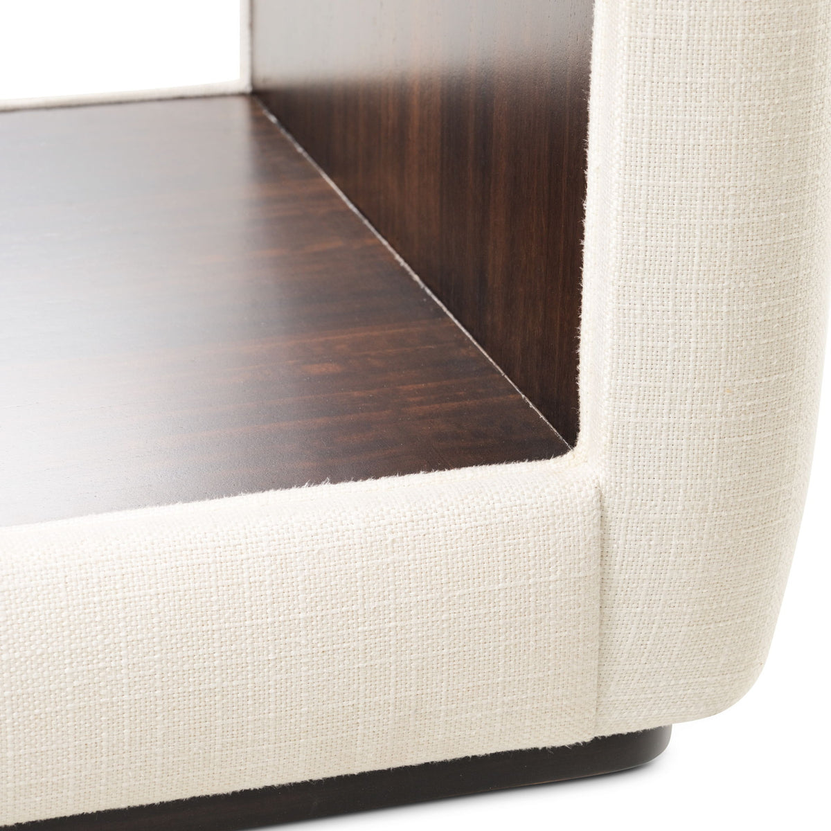 Belmont Place - Vanity Bench - Cream / Espresso