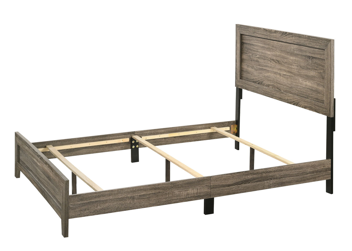 Millie - Queen 4 Piece Bedroom Set - Warm Gray