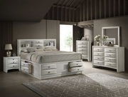 Emily - King 5 Piece Bedroom Set - White