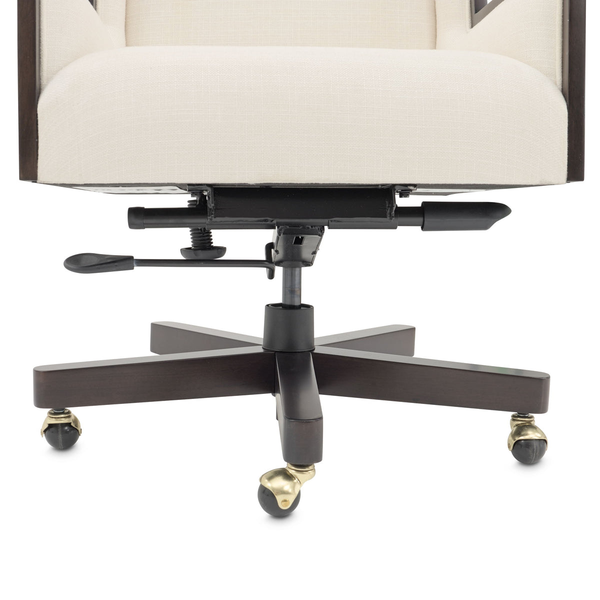 Belmont Place - Swivel Desk Chair - Espresso / Cream