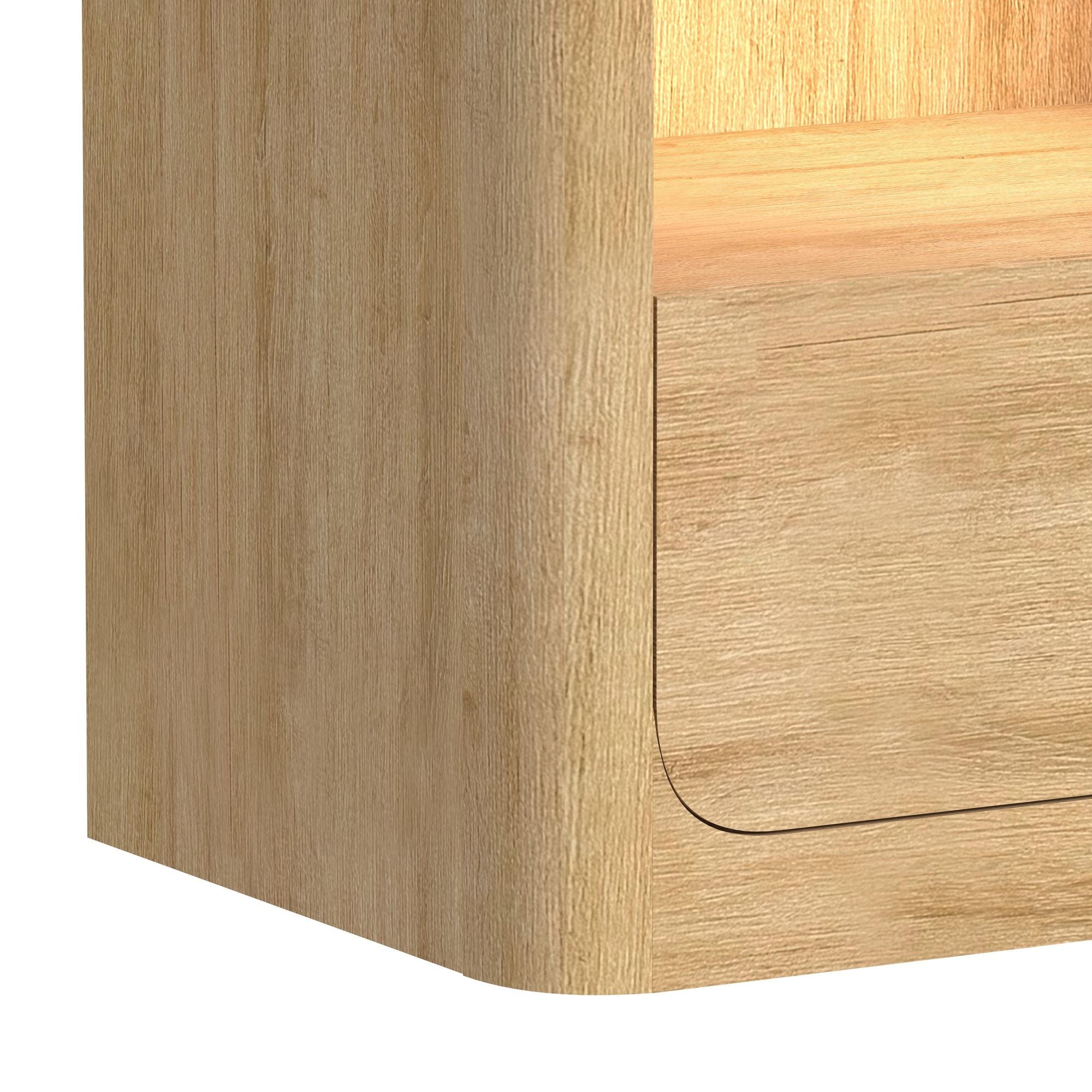 Rosalie - Nightstand With USB And LED