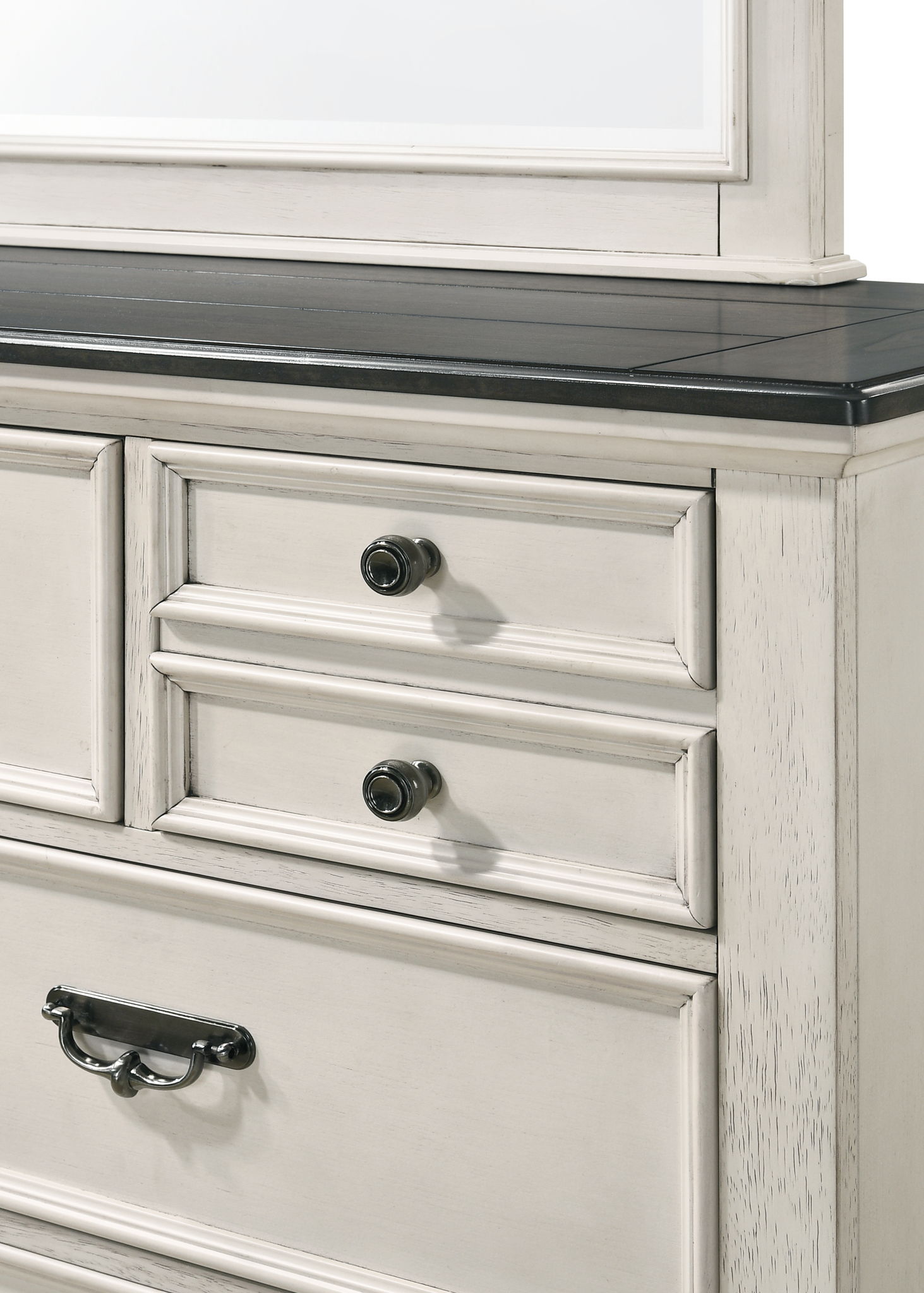 Sawyer - King 4 Piece Bedroom Set - Antique White