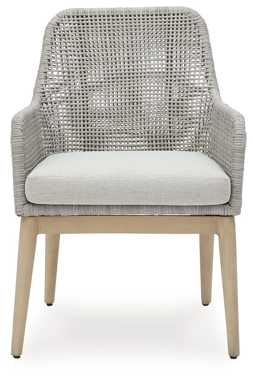 Seton Creek - Arm Chair With Cushion (Set of 2) - Gray