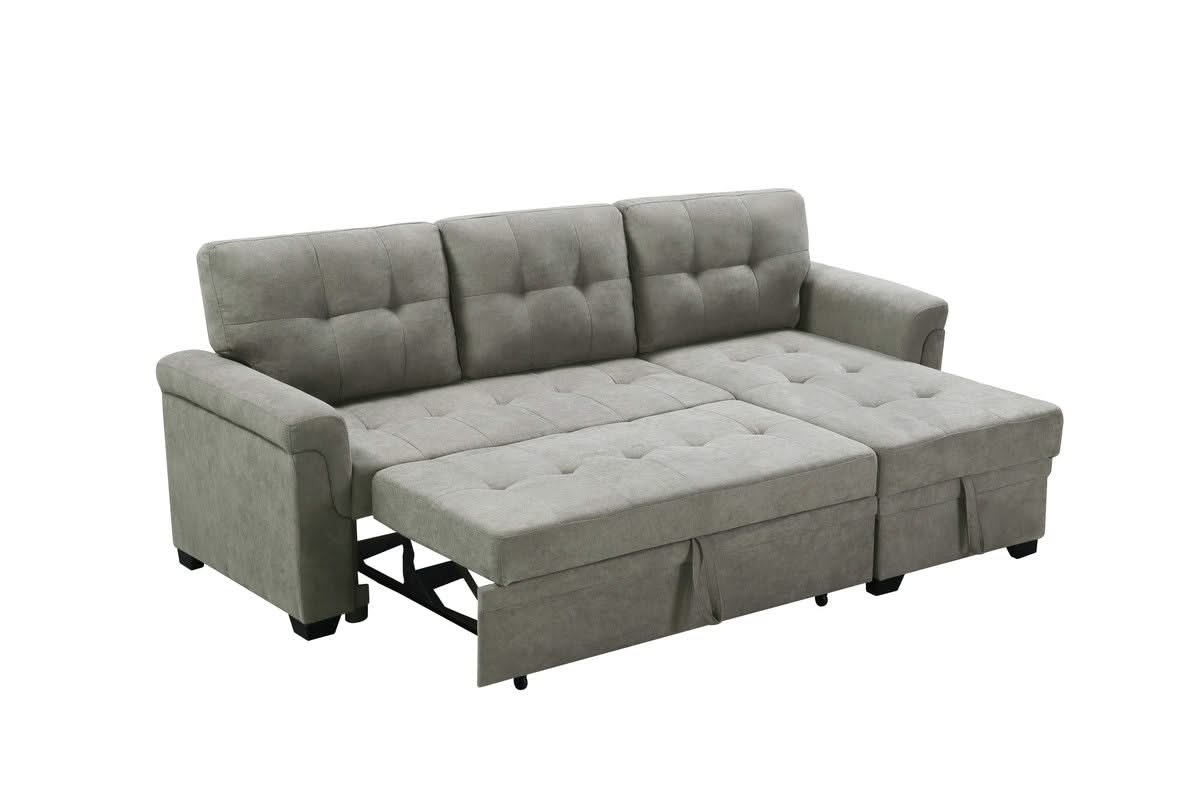 Lucca - Reversible Sleeper Sectional Sofa With Storage Chaise