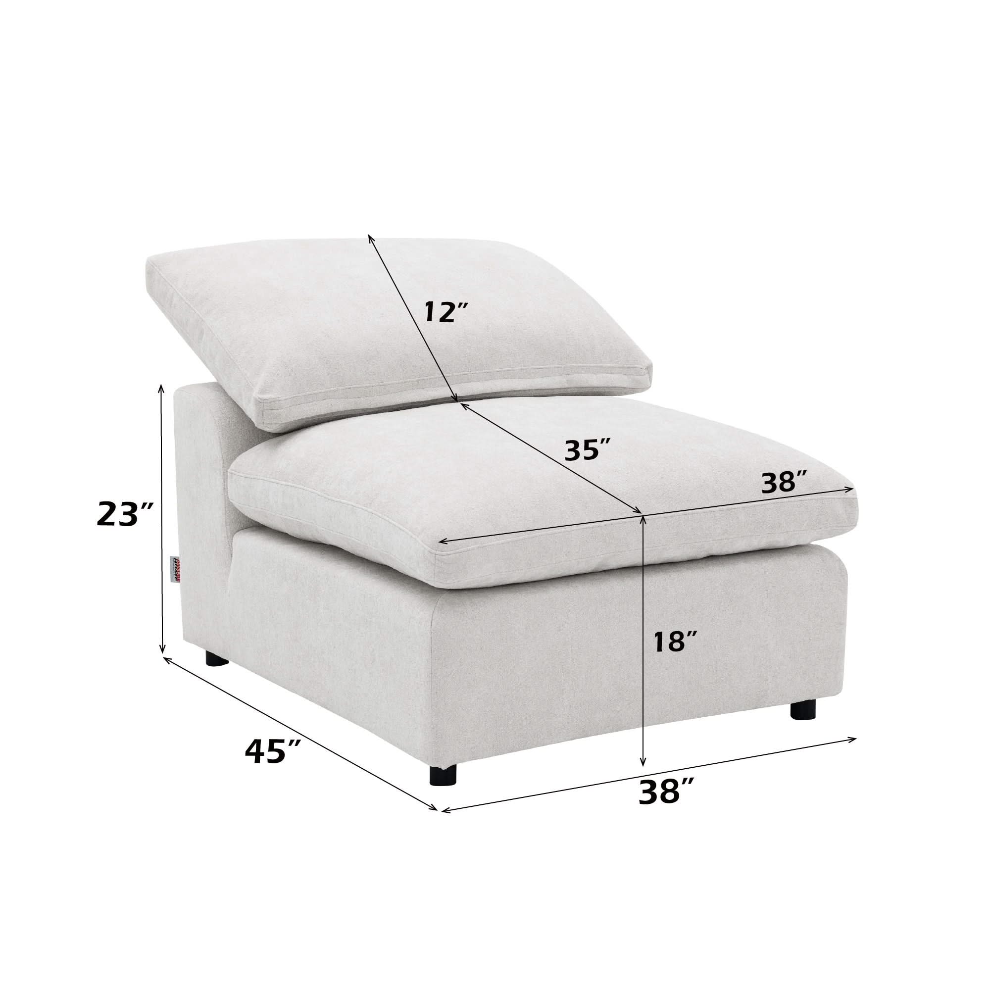 Naveen - 6 Piece Modular Sectional - Ivory