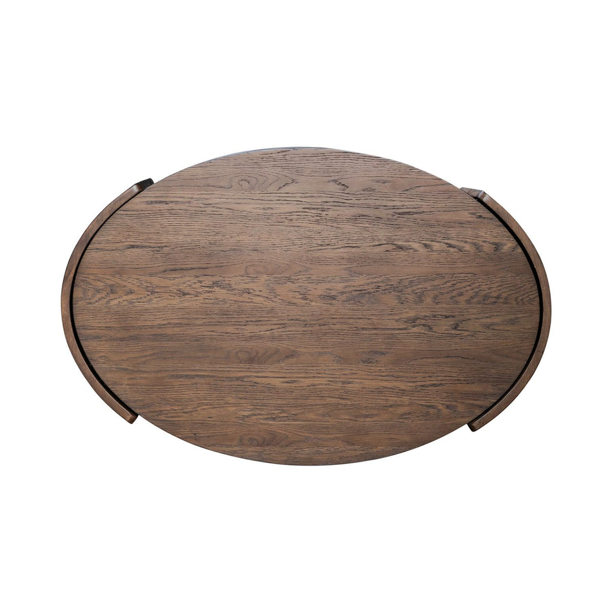Warren Park - Oval Cocktail Table - Coffee Brown