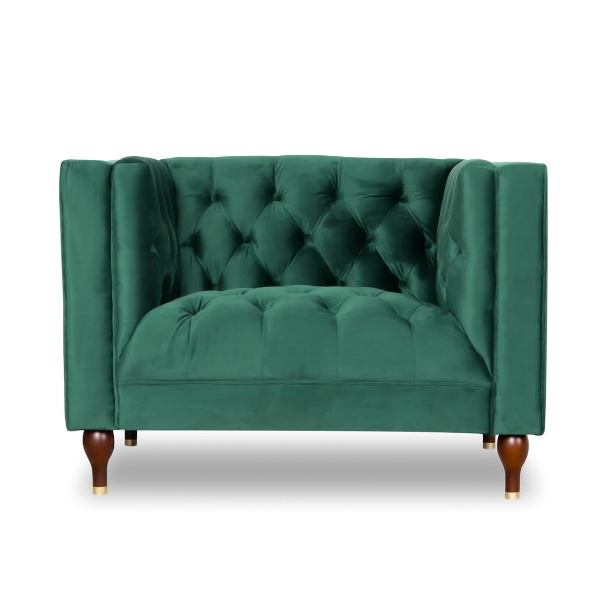 Evelyn - Mid-Century Modern Tufted Back Lounge Chair