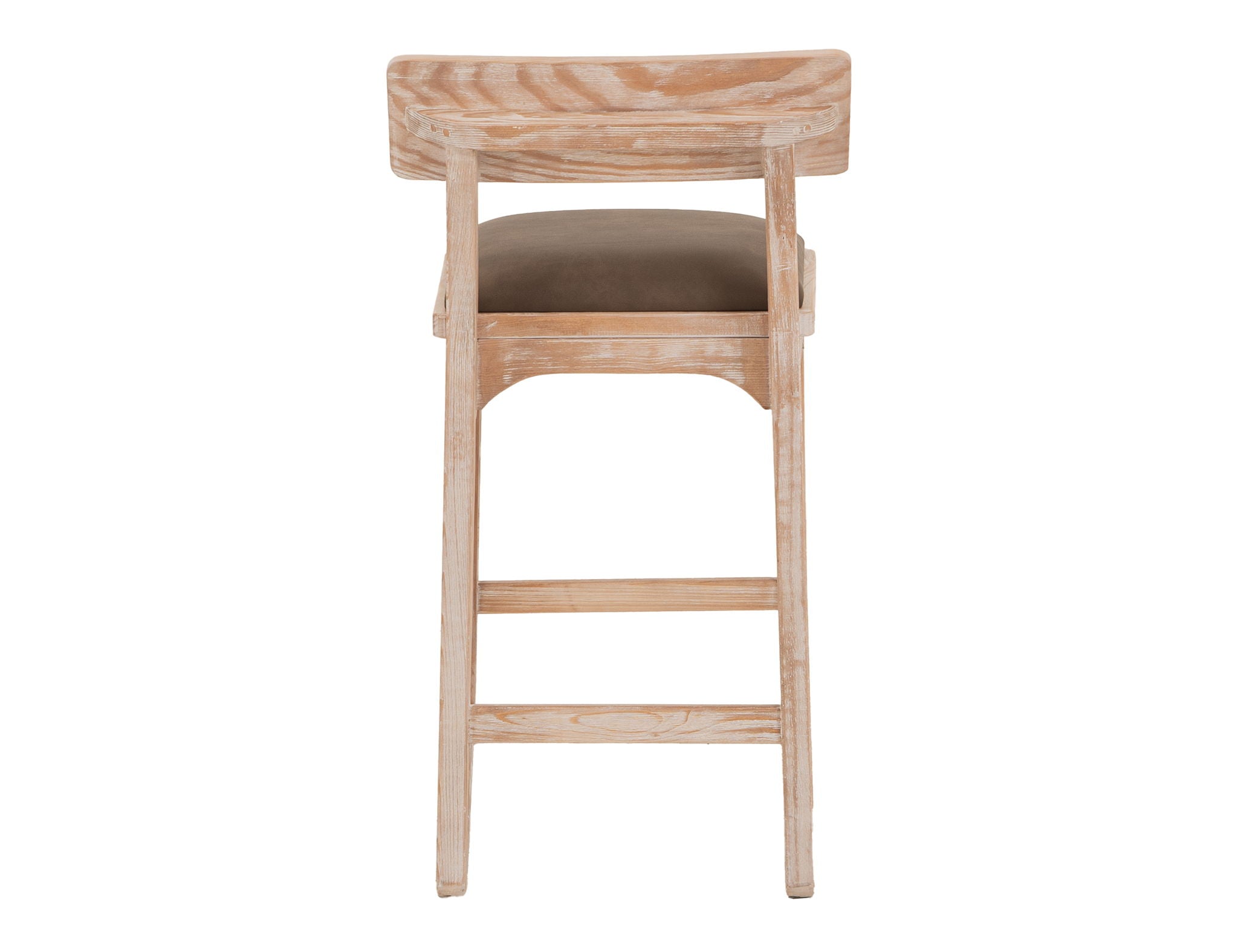 Balam - 24" Barstool (Set of 2) - Light Brown / Dark Brown