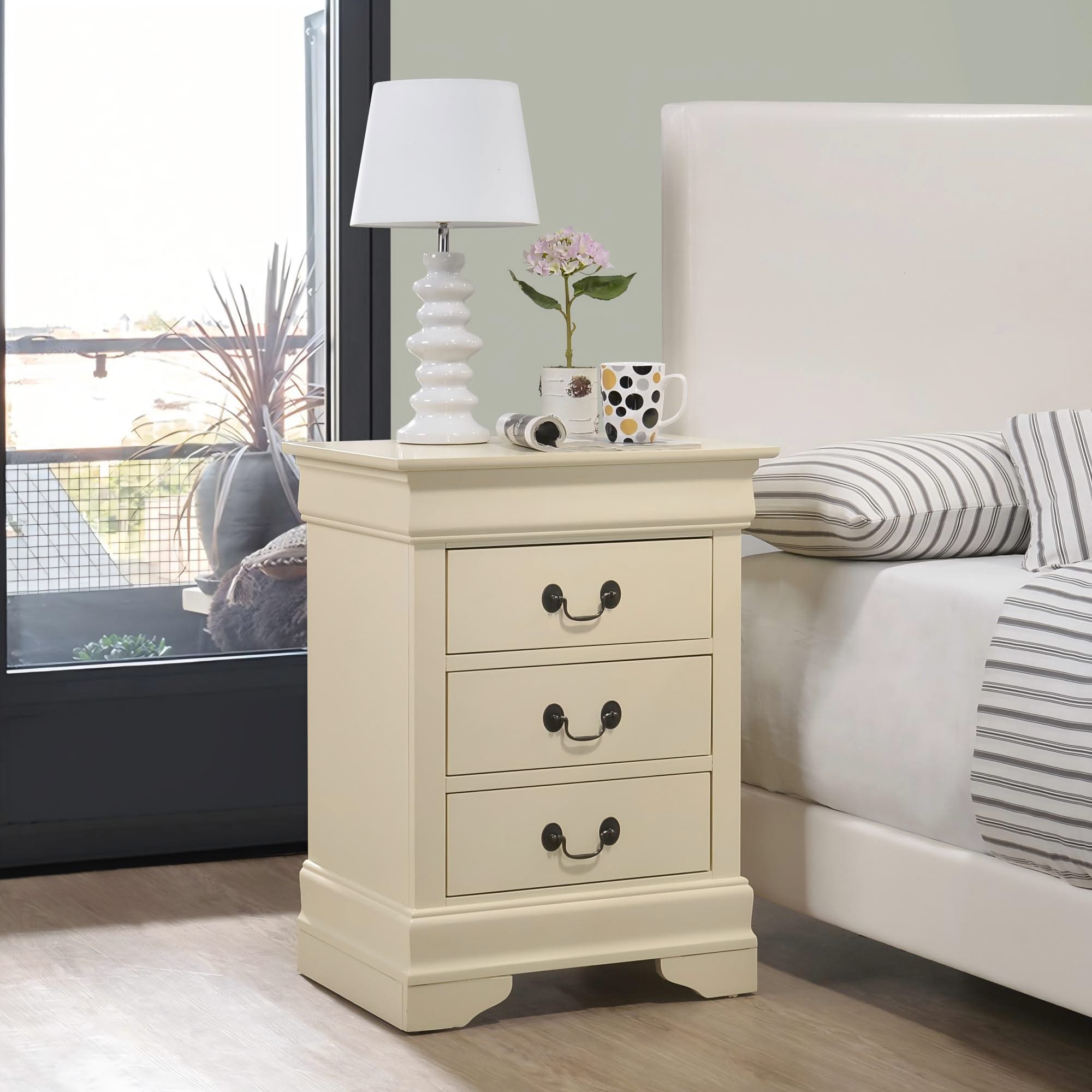 Louis Phillipe - Nightstand - Wood
