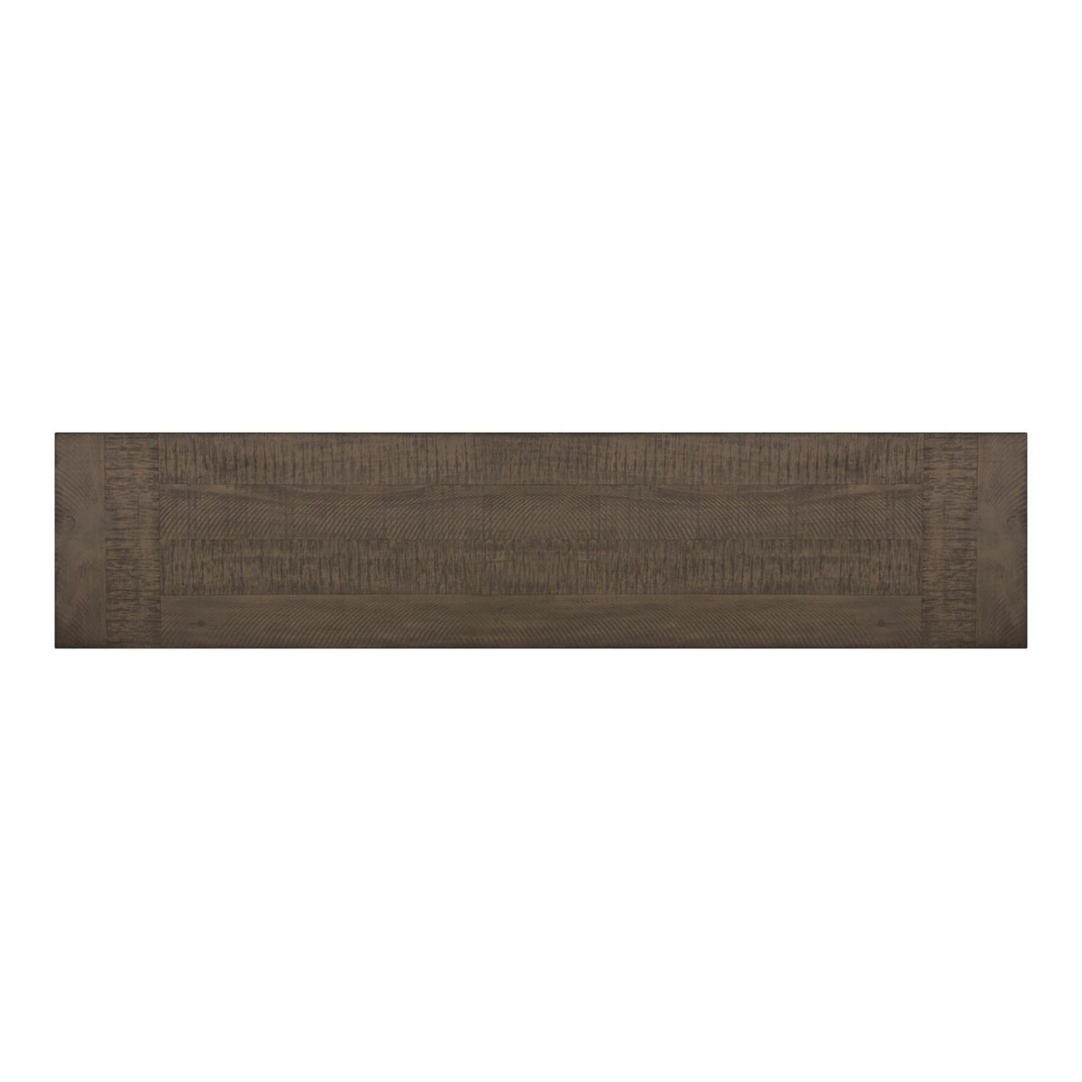 Yellowstone - Dining Bench With Metal Bar Cross - Medium Brown