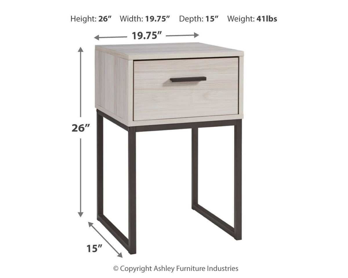 Socalle - One Drawer Night Stand
