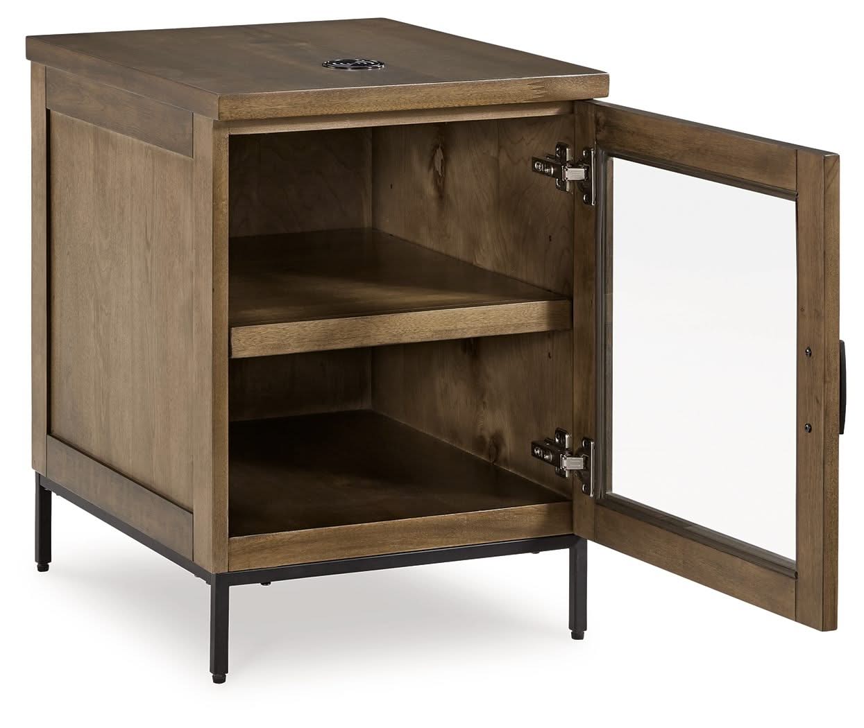 Torlanta - Chair Side End Table - Brown