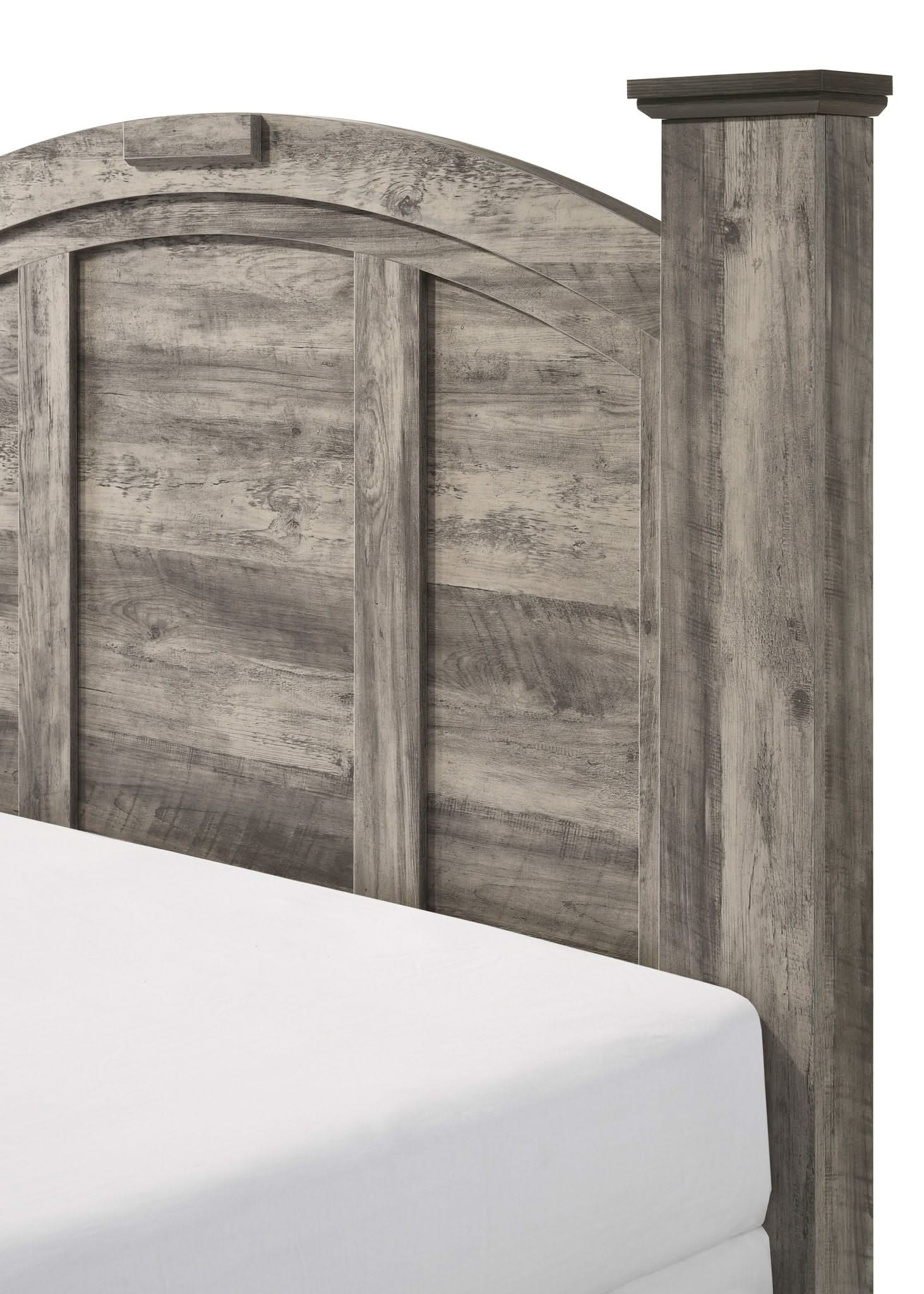 Ella-Mae - King Bed - Gray