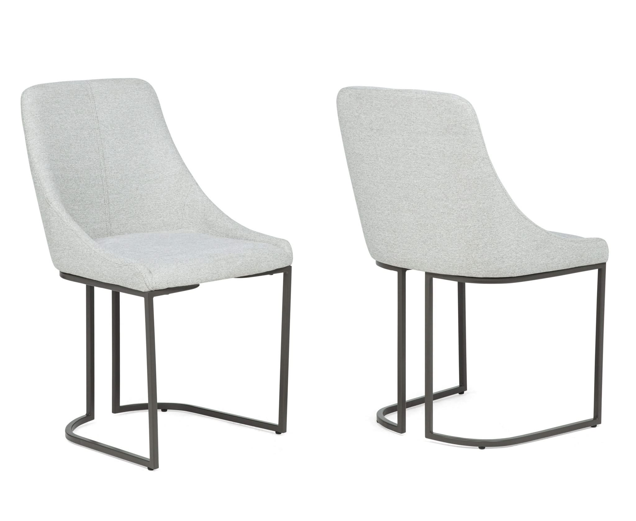 Verano - Dining Chair (Set of 2) - Dove / Black