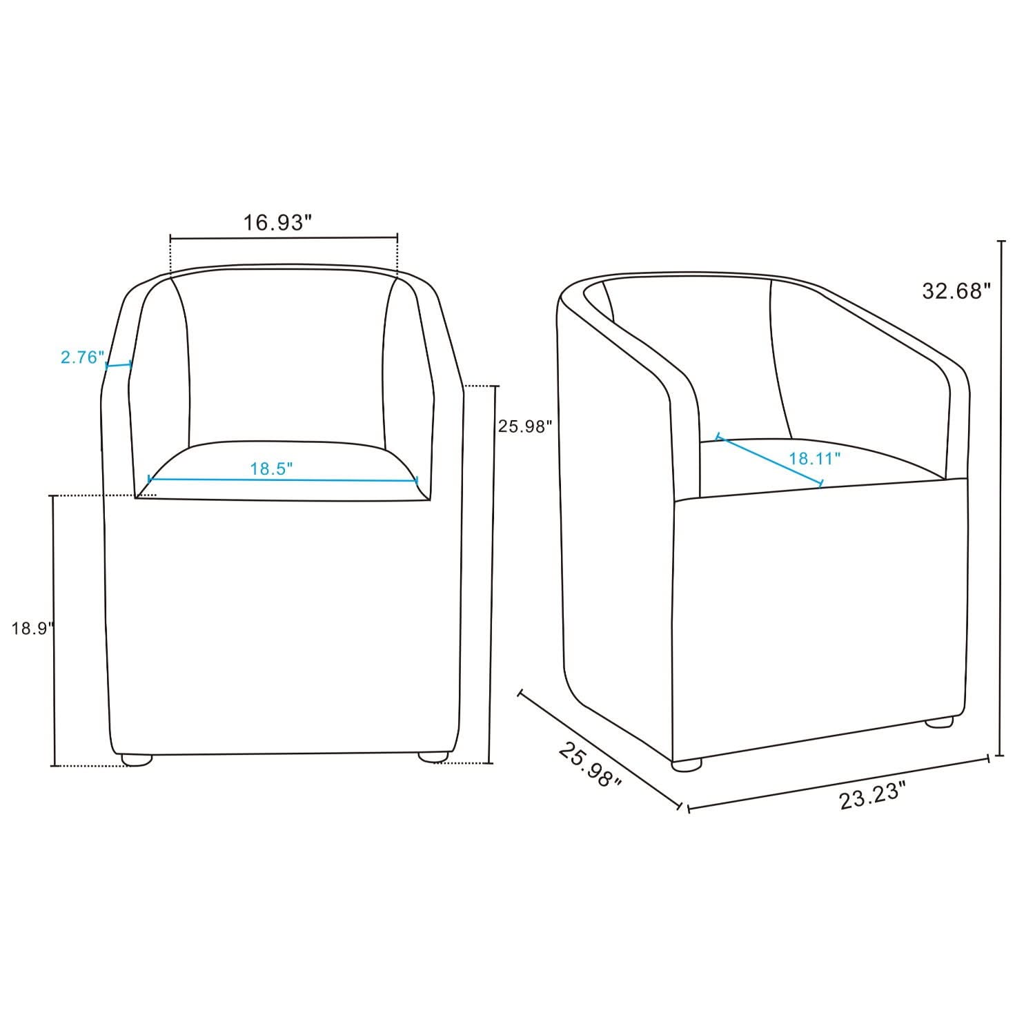 Anna - Round Armchair