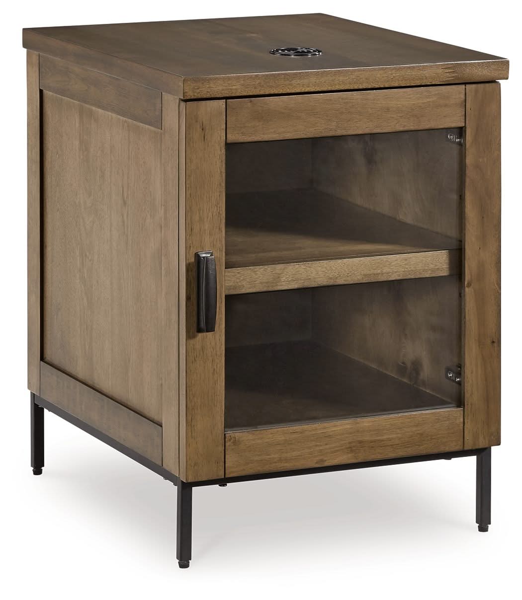 Torlanta - Chair Side End Table - Brown