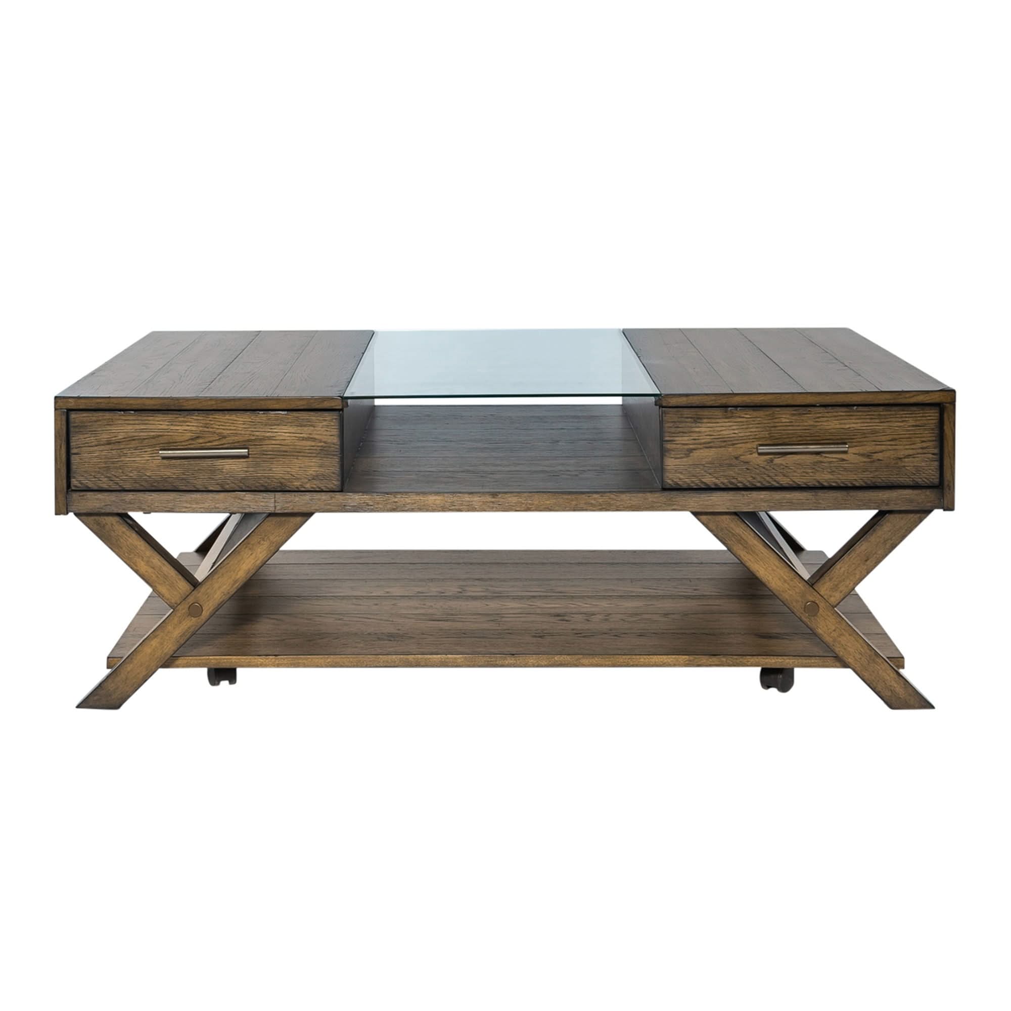 Lennox - Display Cocktail Table - Weathered Chestnut