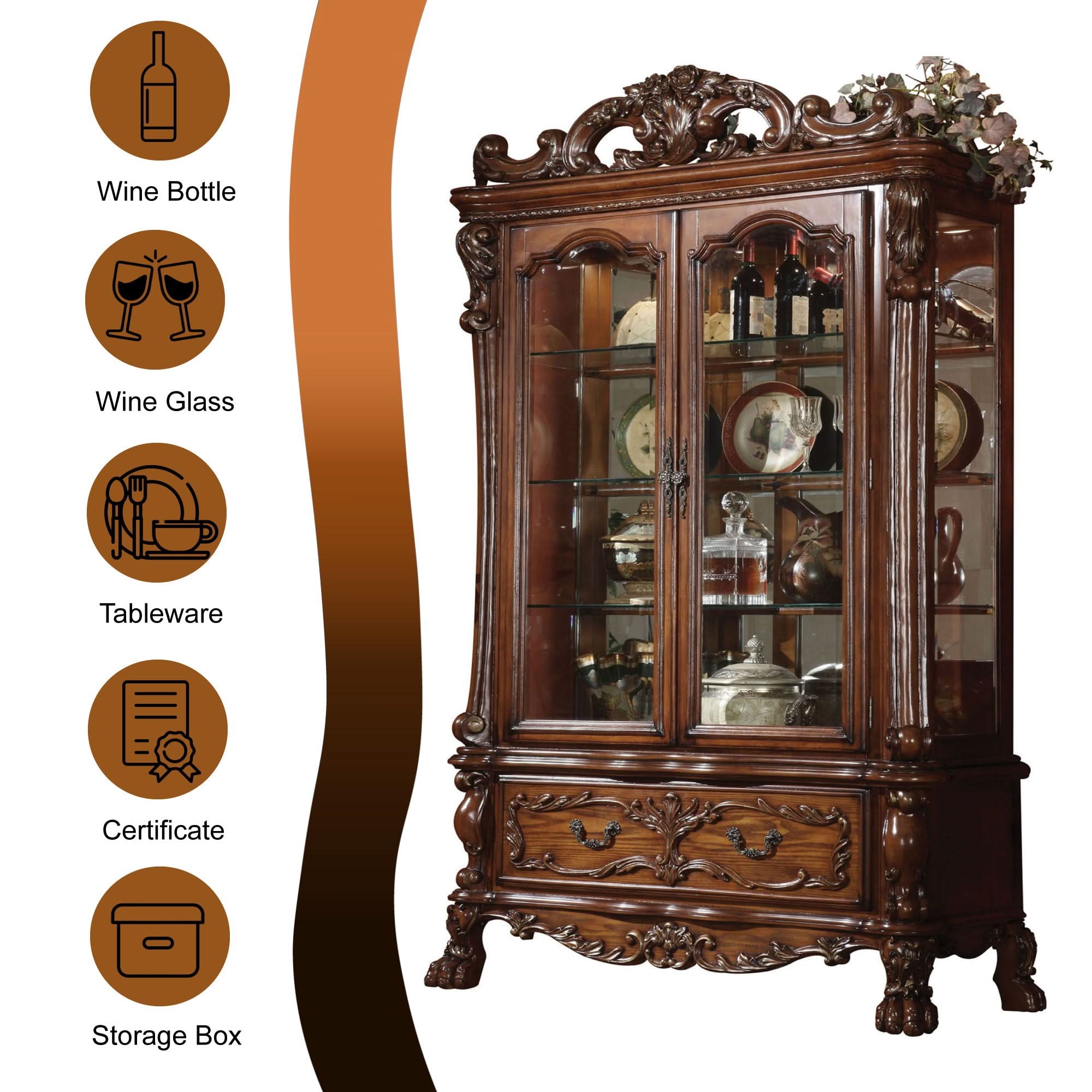 Dresden - Curio - Cherry Oak