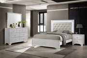 Lyssa - Twin 4 Piece Bedroom Set - Oat / Frost