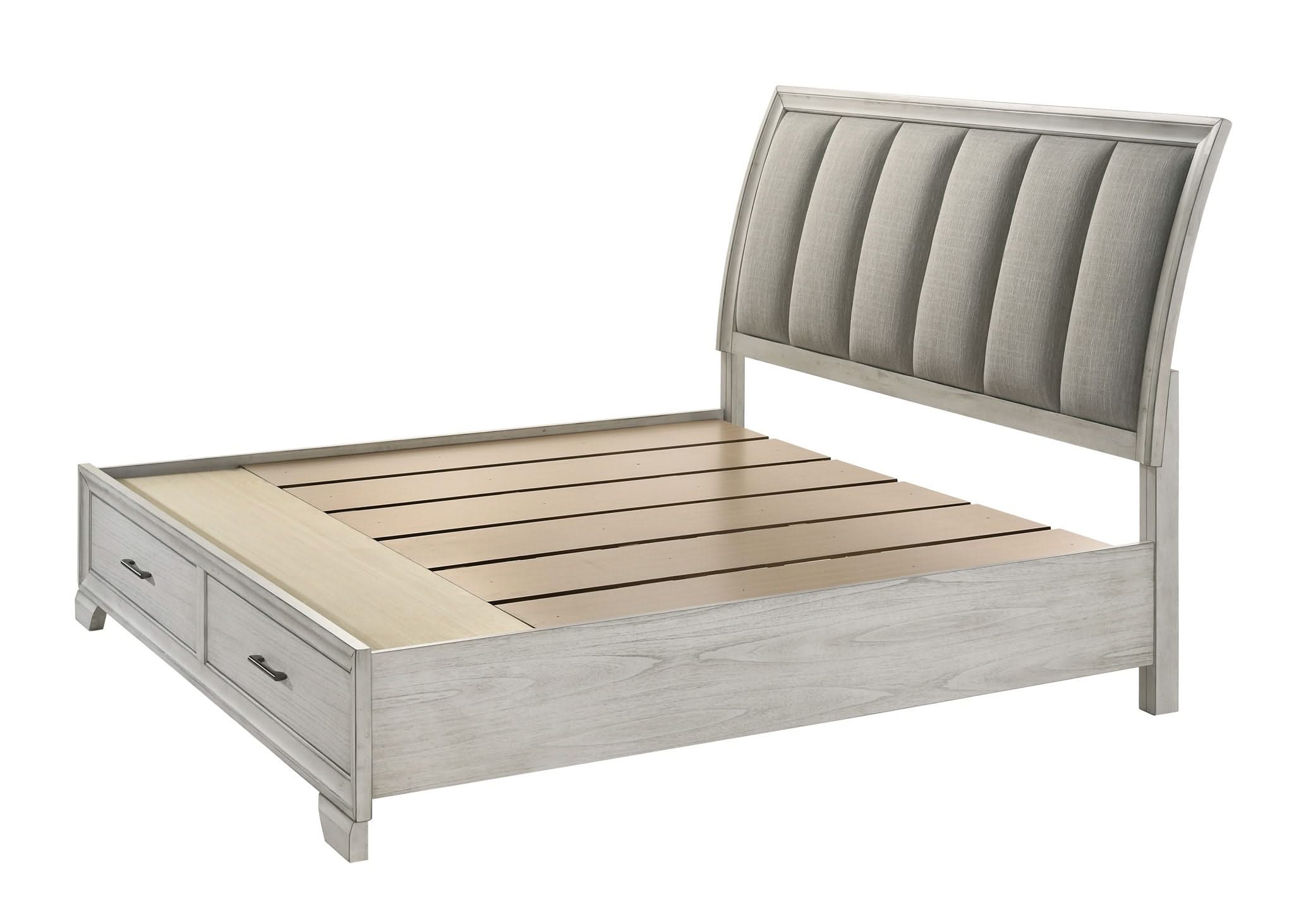 Jaymes - Queen 4 Piece Bedroom Set - White Mist