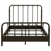 Rocco All Wood Water Pipe Open Frame Full Bed Dark Bronze