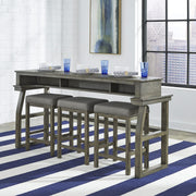 Hayden Way - 4 Piece Dining Room Set - Gray Wash