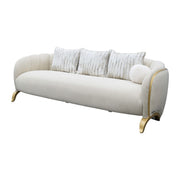 Scotts Square - Sofa - Cornsilk / Light Champagne