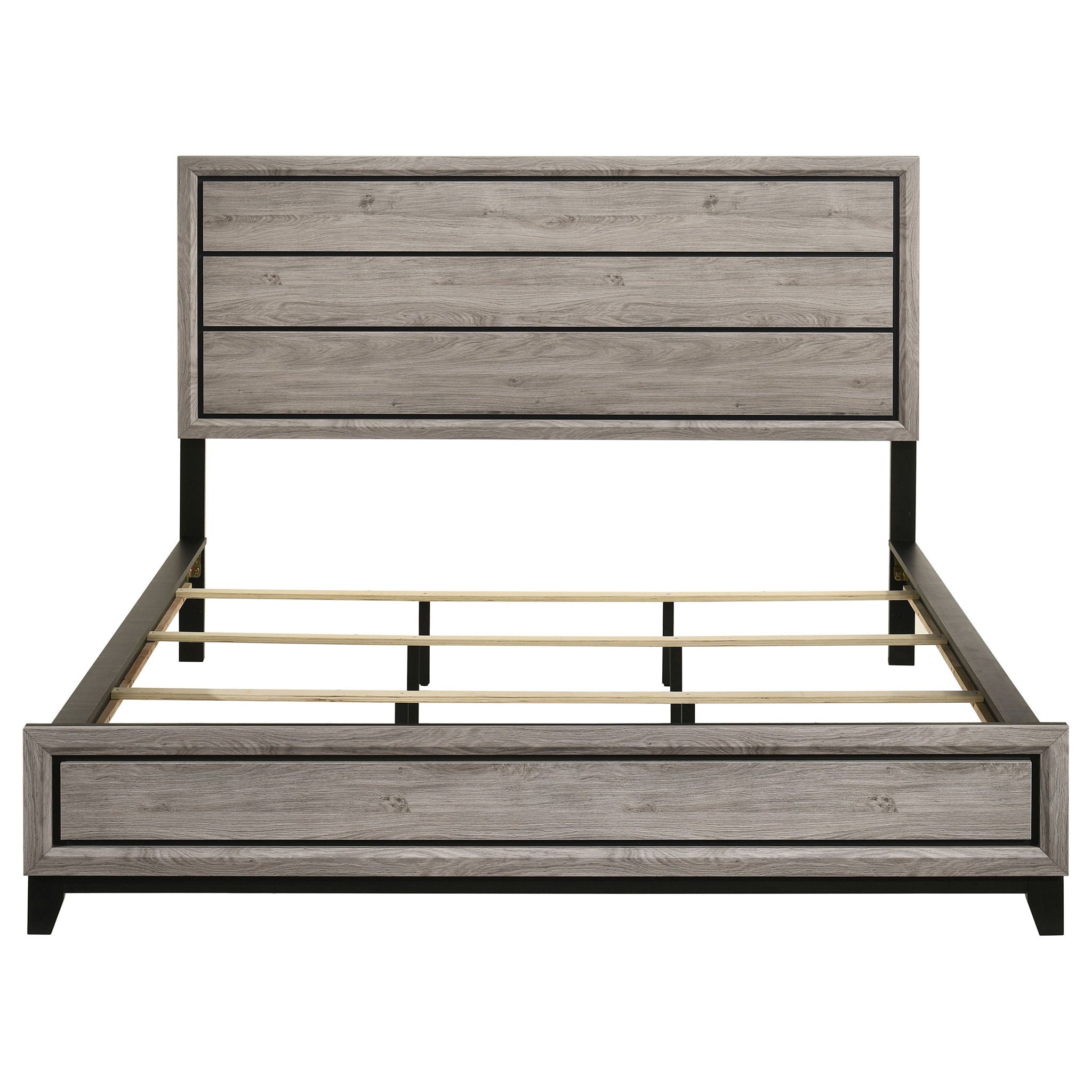 Watson Wood California King Panel Bed Light Taupe