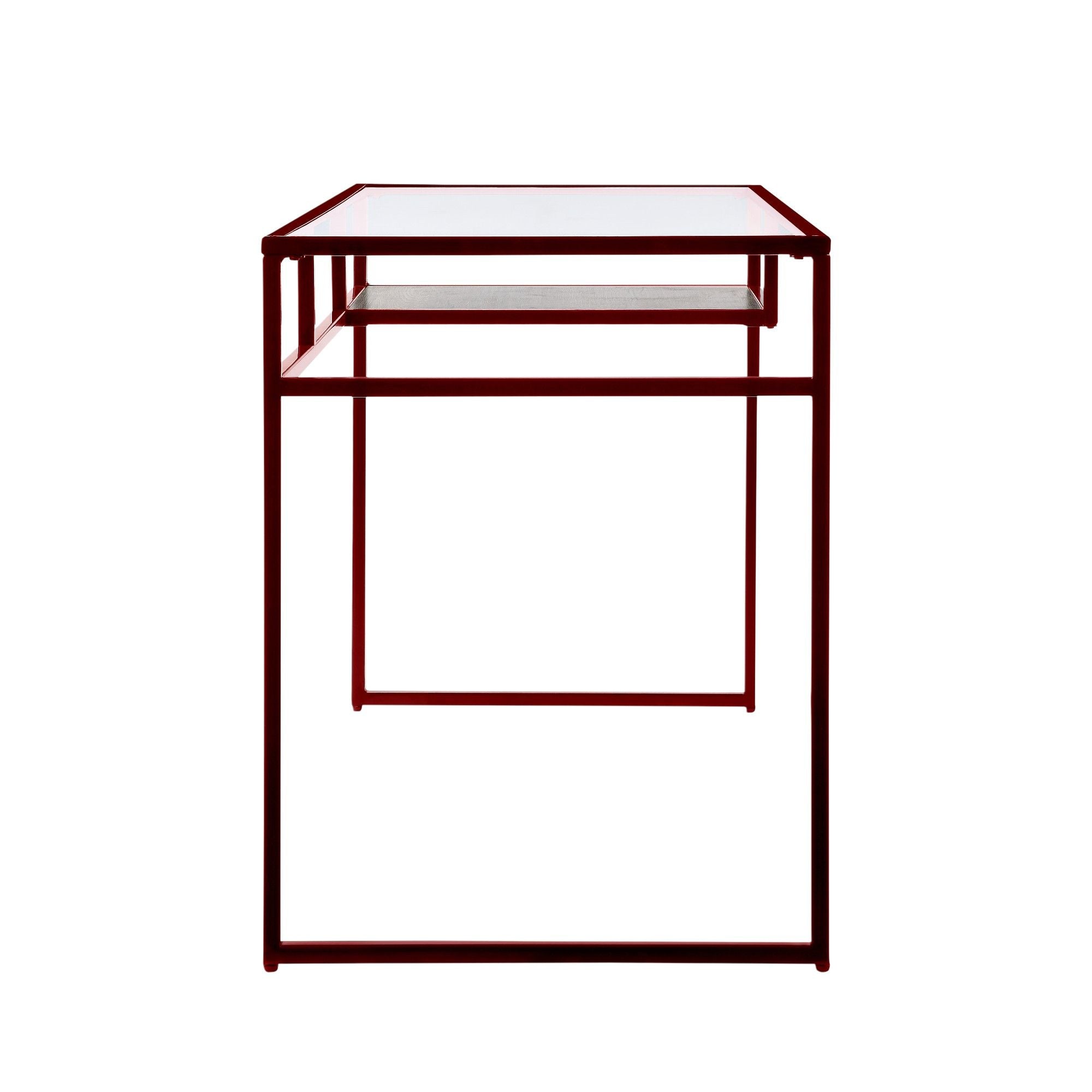 Yasin - Glass Top Writing Desk