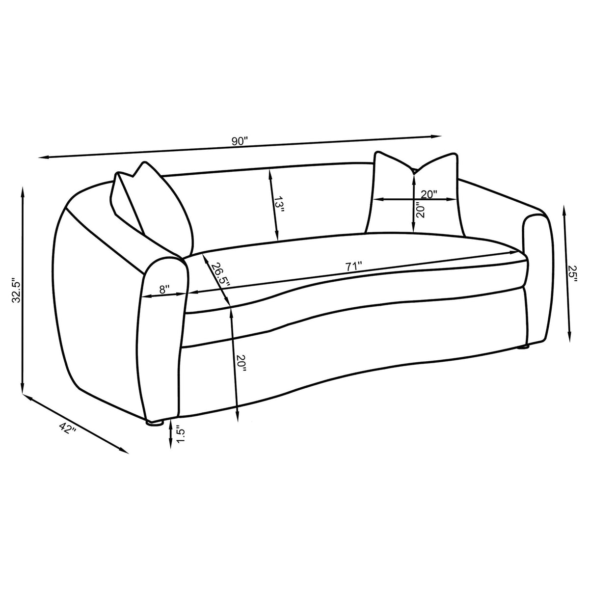 Isabella 2-piece Fabric Upholstered Sofa Set Sand