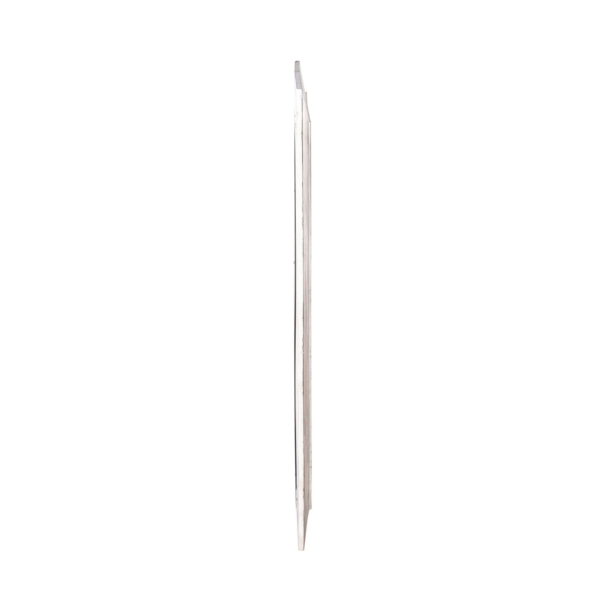 River Place - Mirror - Riverstone White & Tobacco