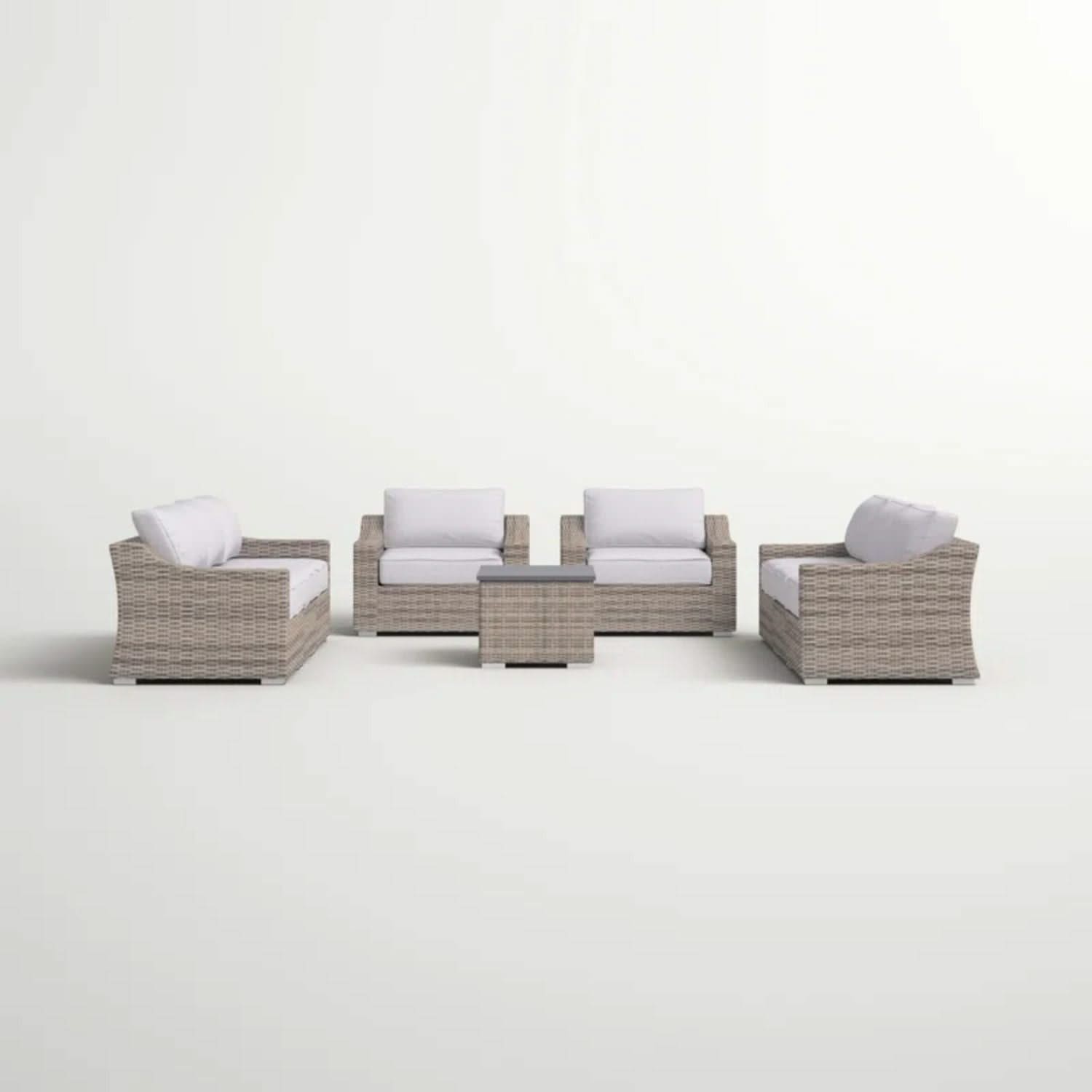 Stylish Sofa Seating Group With Cushions Perfect For Outdoor Gatherings