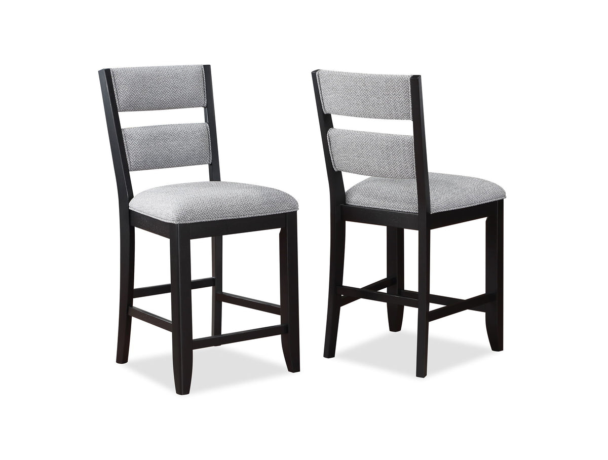 Frey - 6 Piece Dining Room Set - Pearl Silver