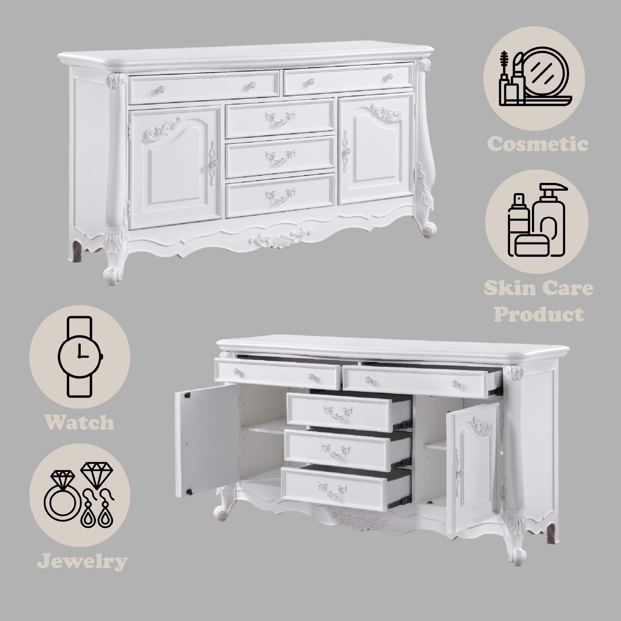 Latisha - Dresser - White