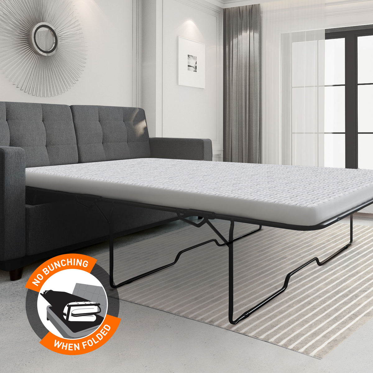 Dri-Tec - Queen X-Wide Sofa Bed Mattress Protector - White
