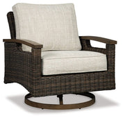 Paradise Trail - Swivel Lounge Chair (Set of 2) - Medium Brown