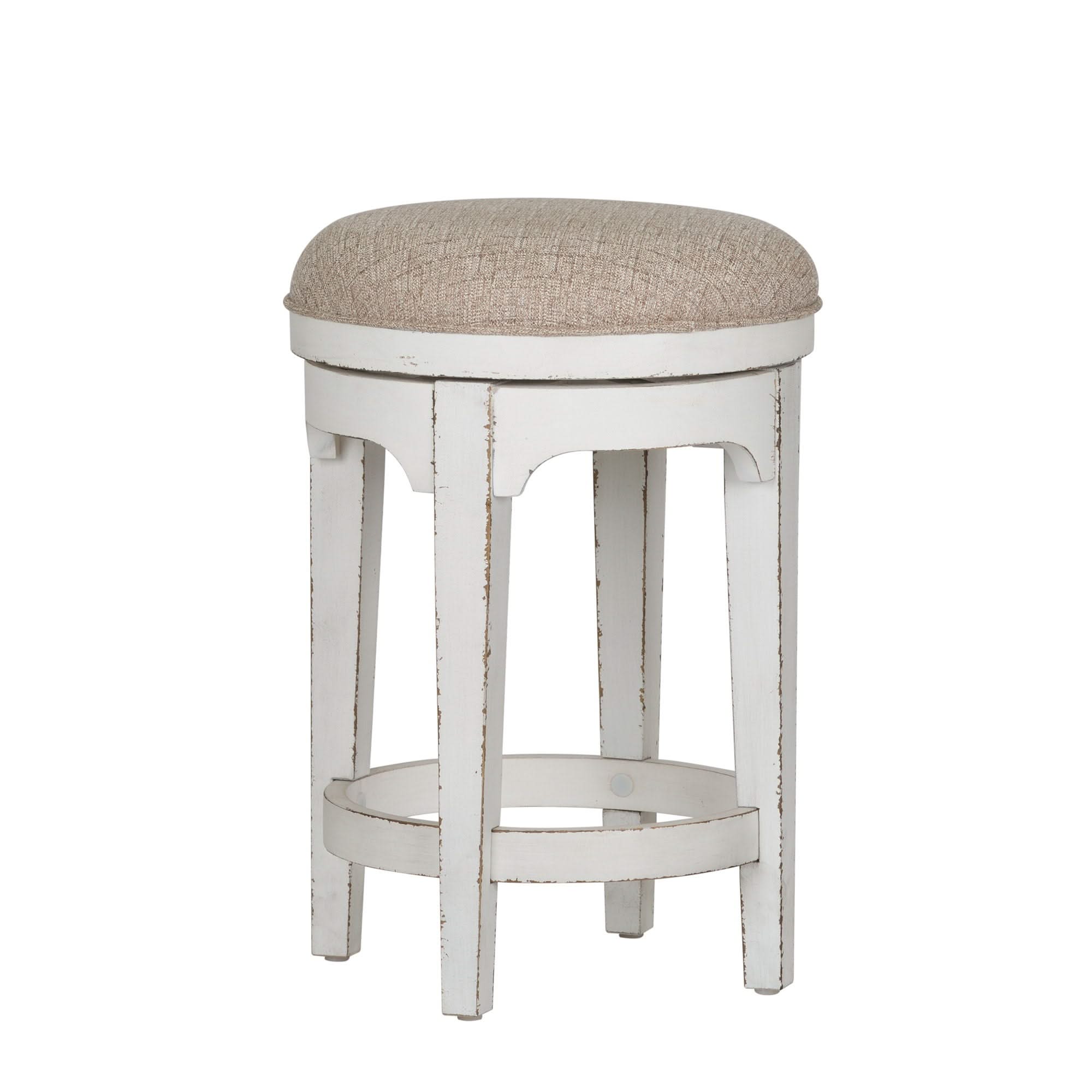 Magnolia Manor - Console Swivel Stool - Antique White
