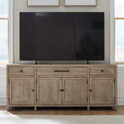 Proximity Place - 82" TV Console - Barley Buff