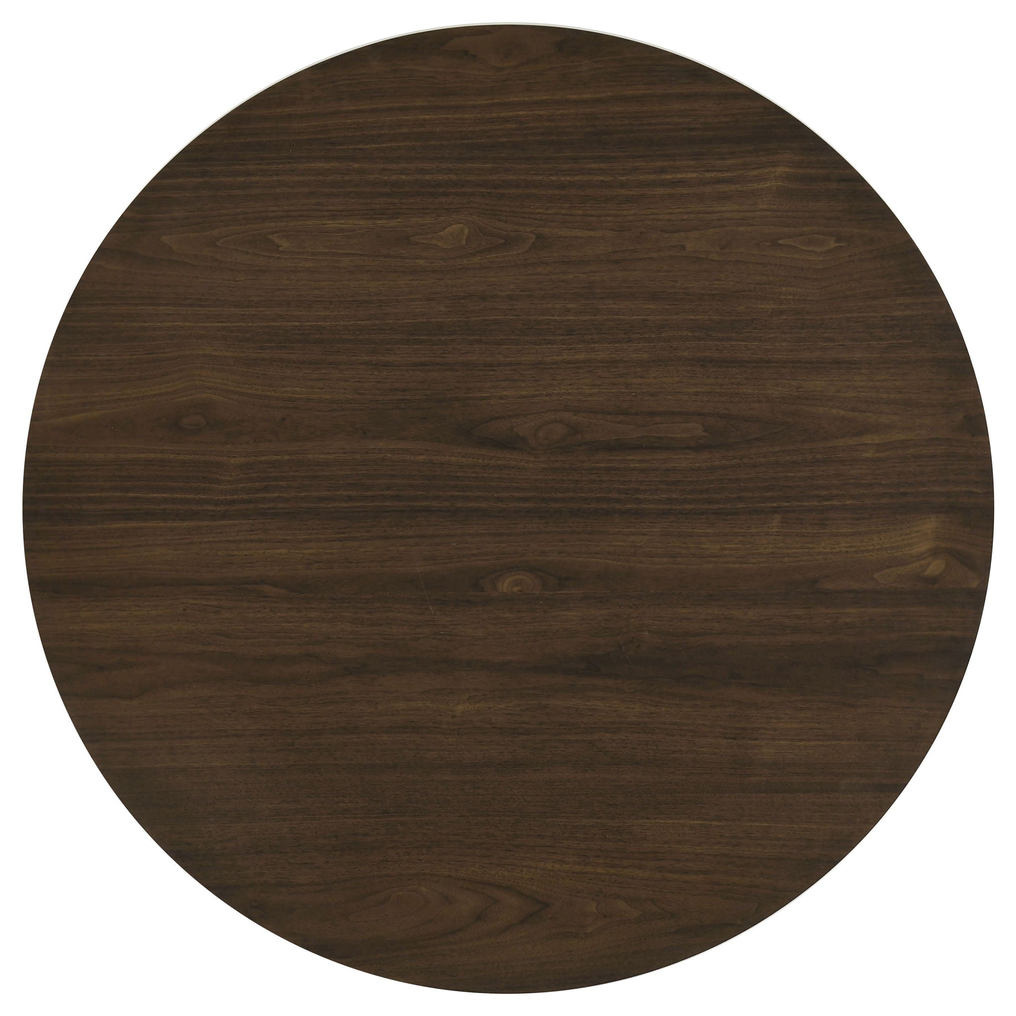 Hamlyn 43-inch Round Wood Dining Room Table Walnut