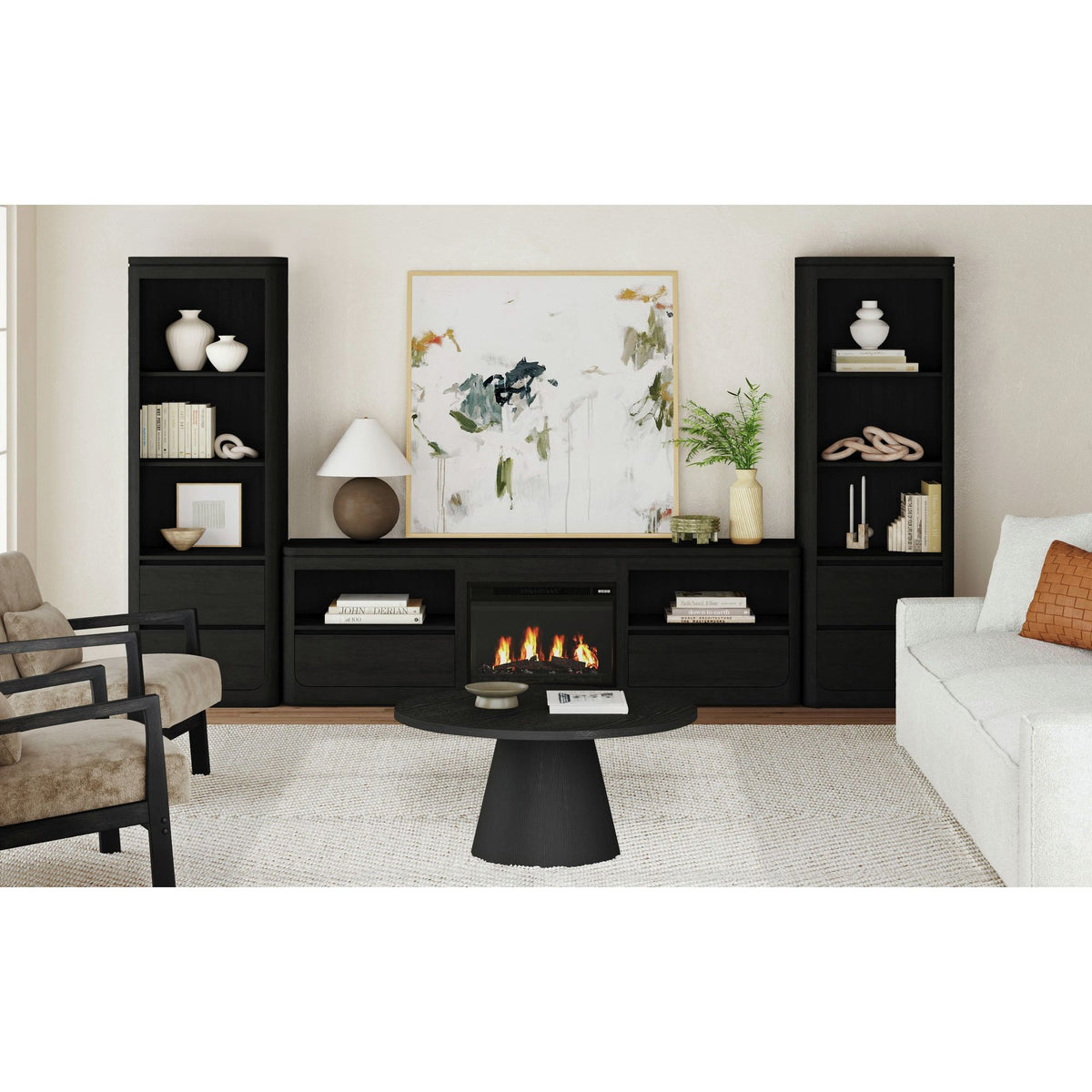Rosalie - 4 Piece Entertainment Unit With 82" TV Console