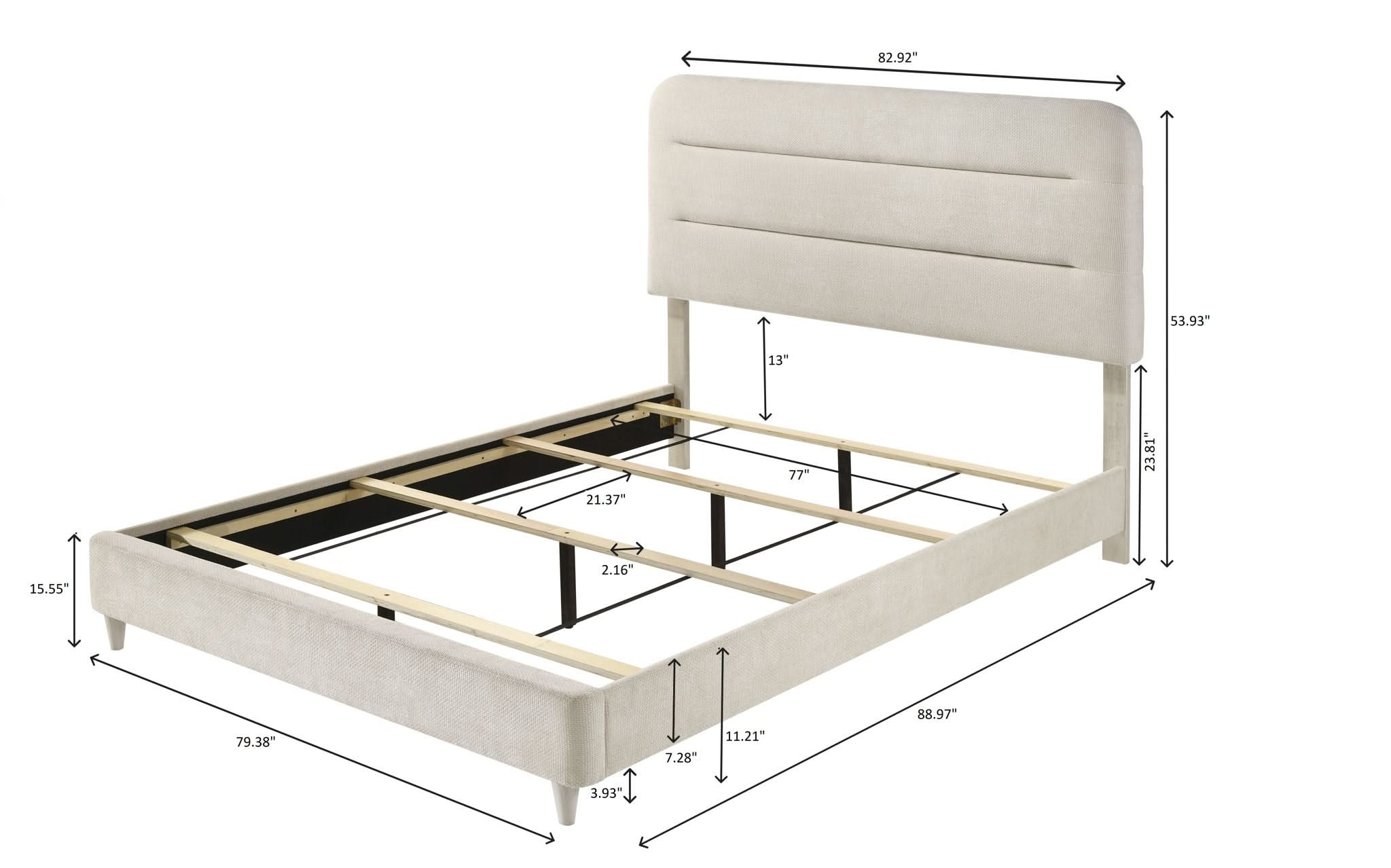 Nyomi - King 4 Piece Bedroom Set - White