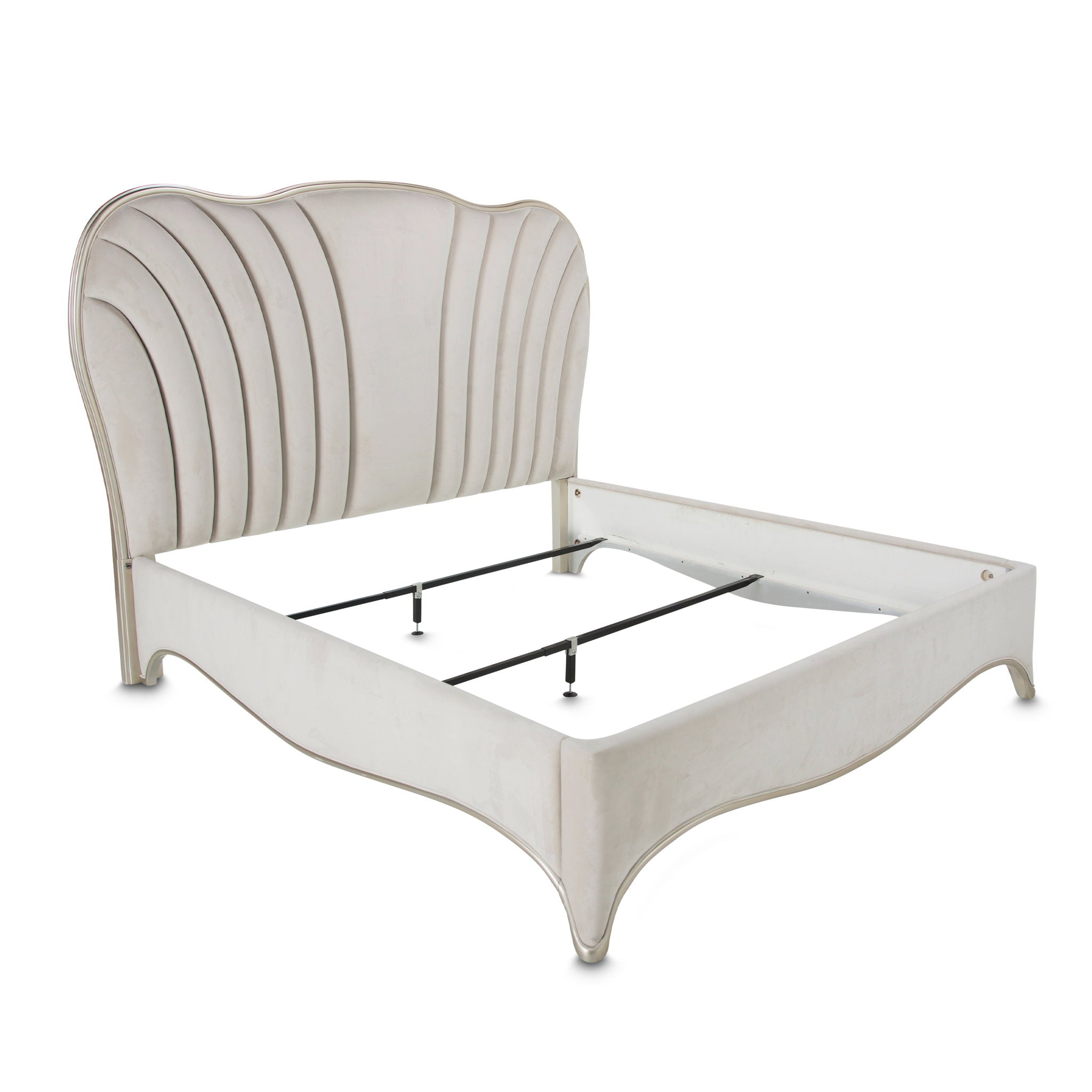 London Place - Velvet Panel Bed