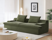 Nimbus - Oversized Full Foam 4 Seater Couch For Living Room Upholstered In Soft, Wide Armrests