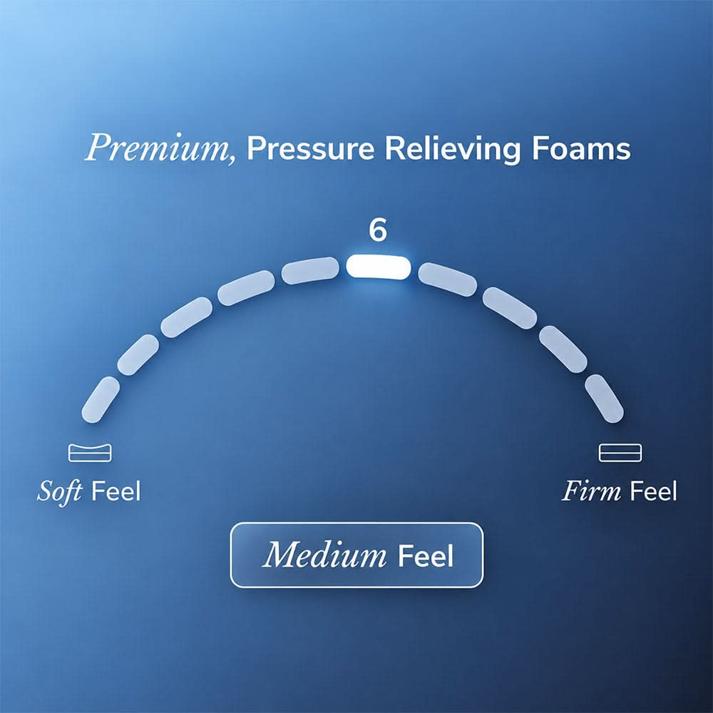 Helix Midnight Luxe 13.5" Medium Mattress